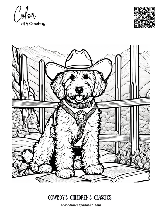 Goldendoodle Dog Coloring Sheets (Free Printable Download)